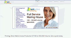 Desktop Screenshot of billprint.com.au